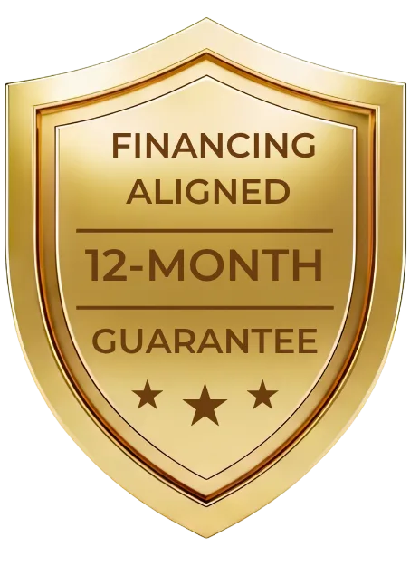 12-Month Financing-Aligned Guarantee Seal